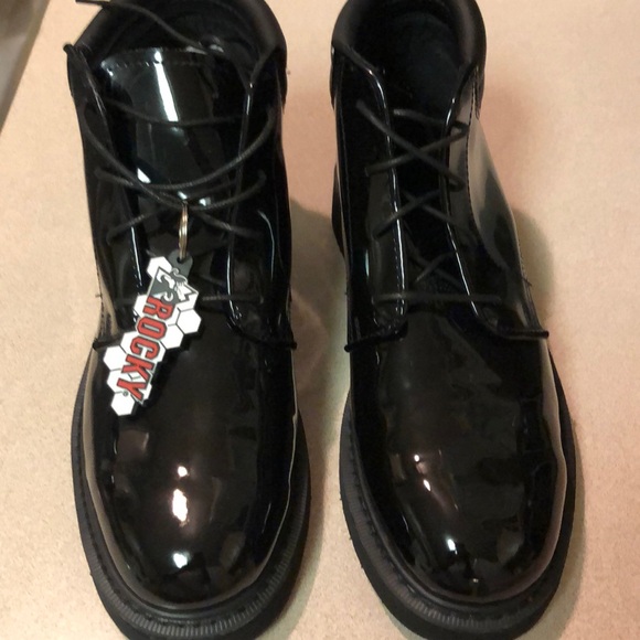 Rocky Other - Rocky dress leather high gloss boots New